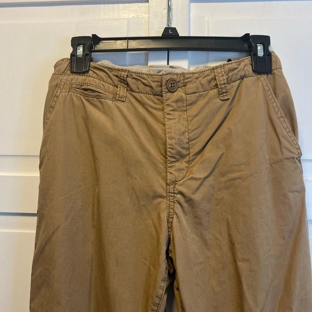 Gap Kids Flannel Lined Chino Pants Size Kids 14 Husky Color Tan